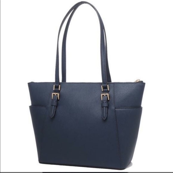 MICHAEL KORS Charlotte Large Leather Top-Zip Tote - Picture 15 of 16